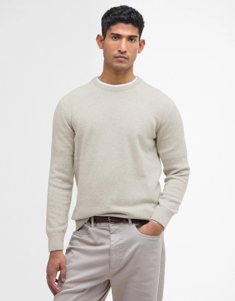 Tisbury Crew neck Knitted Jumper - Mist