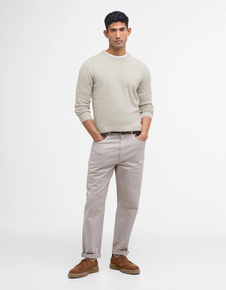 Tisbury Crew neck Knitted Jumper - Mist