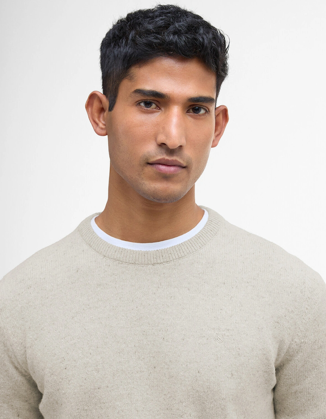 Tisbury Crew neck Knitted Jumper - Mist