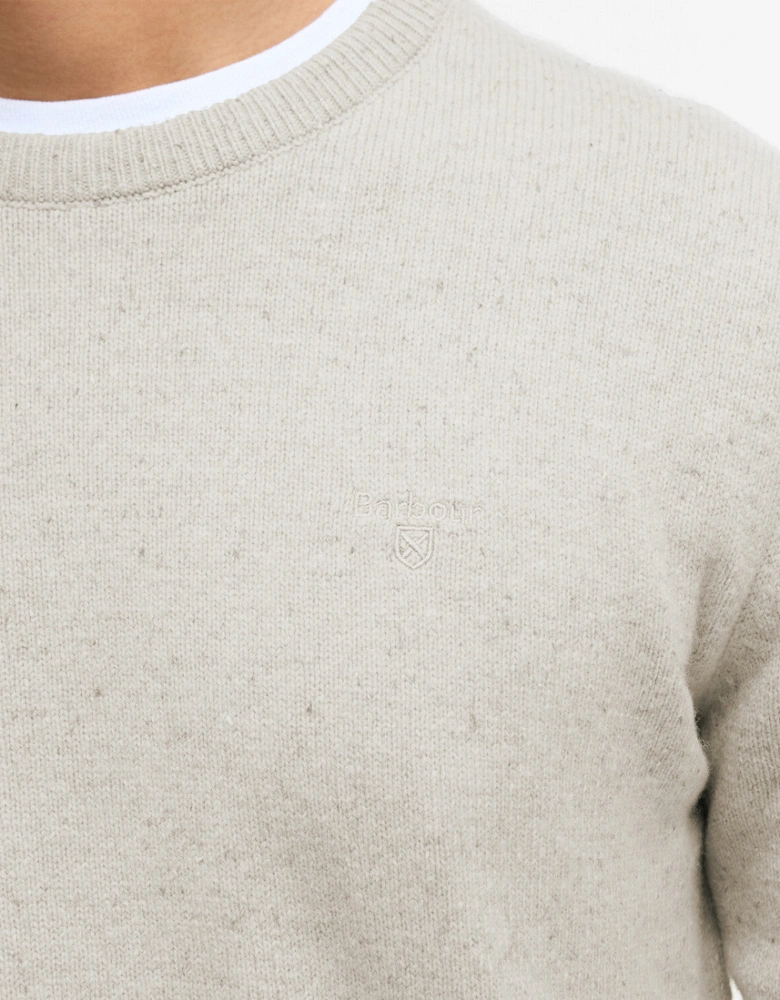 Tisbury Crew neck Knitted Jumper - Mist