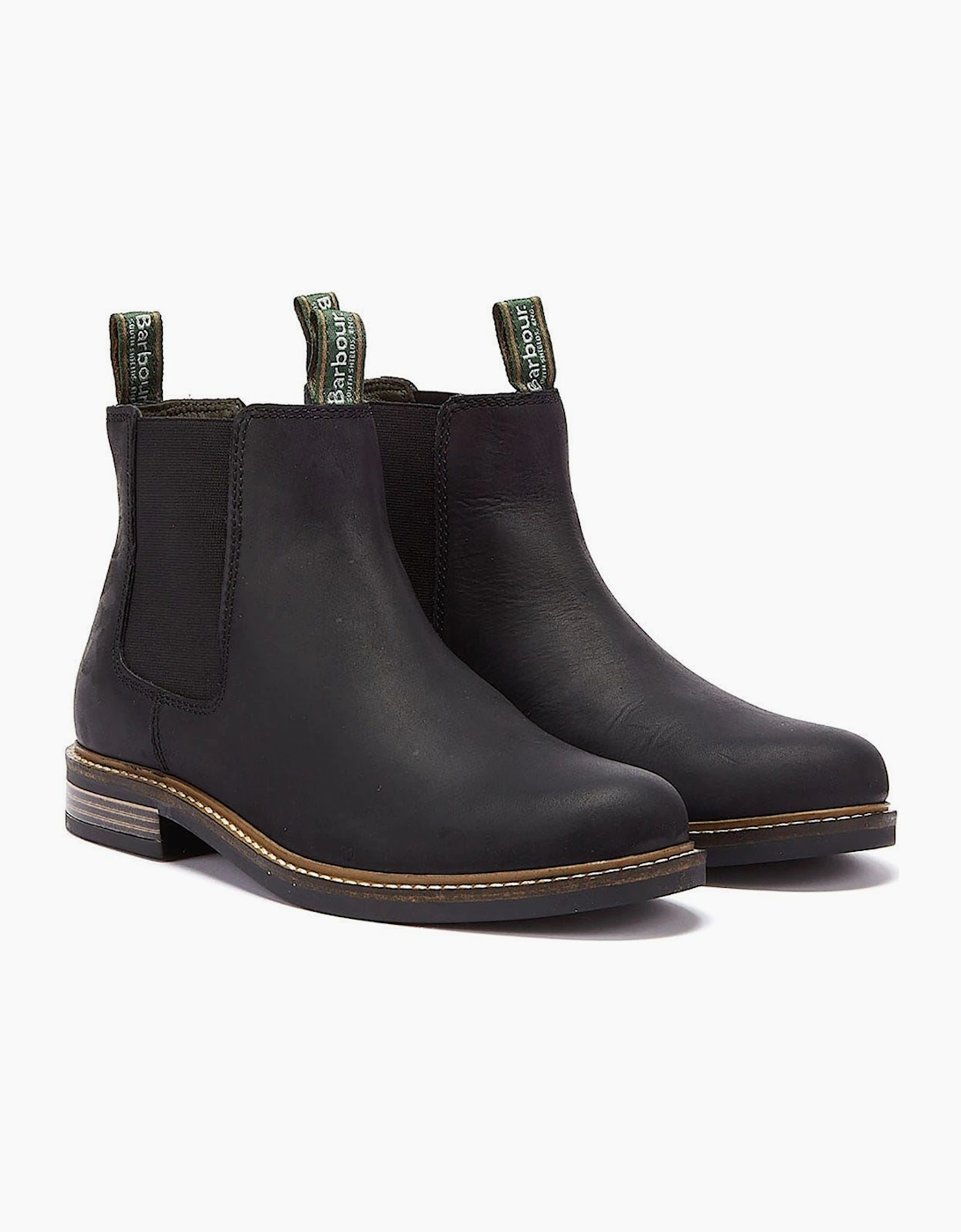 Men's Barbour Farsley Mens Black Chelsea Boots - Size: UK 7 / eu 40-41 / us 9