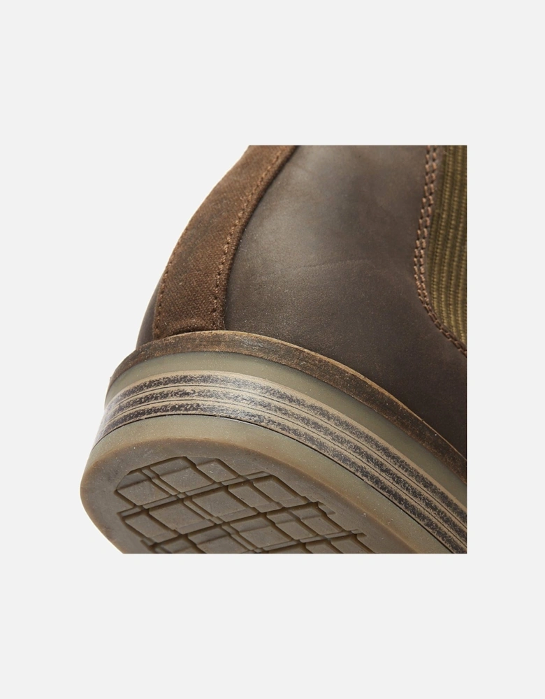 Farsley Mens Brown Chelsea Boots