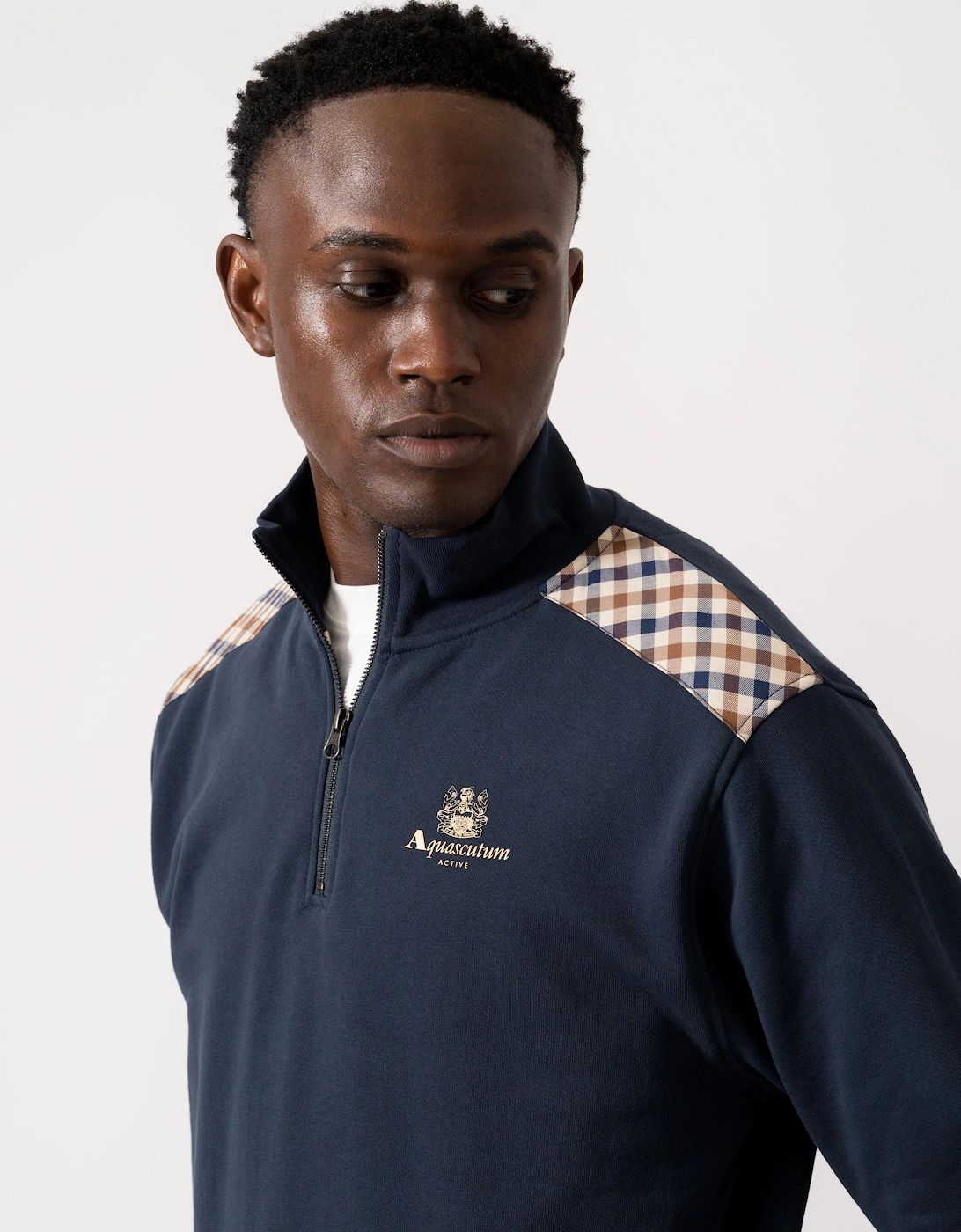 Mens 1/4 Zip Fleece - Navy 11