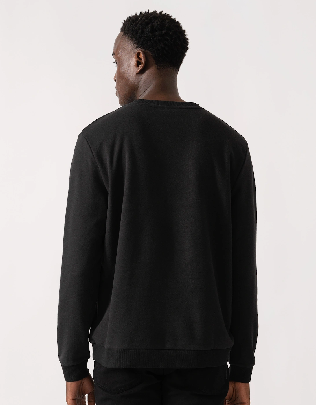 Long Sleeve Mens Track Top - Black