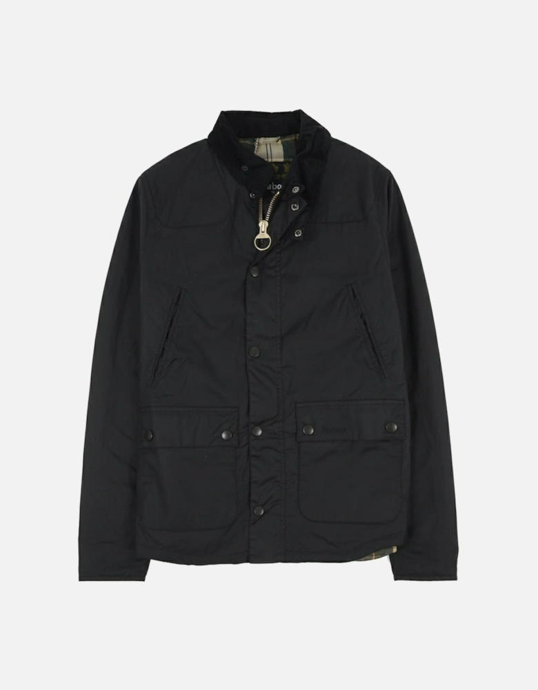 Reelin Mens Wax Jacket - Navy