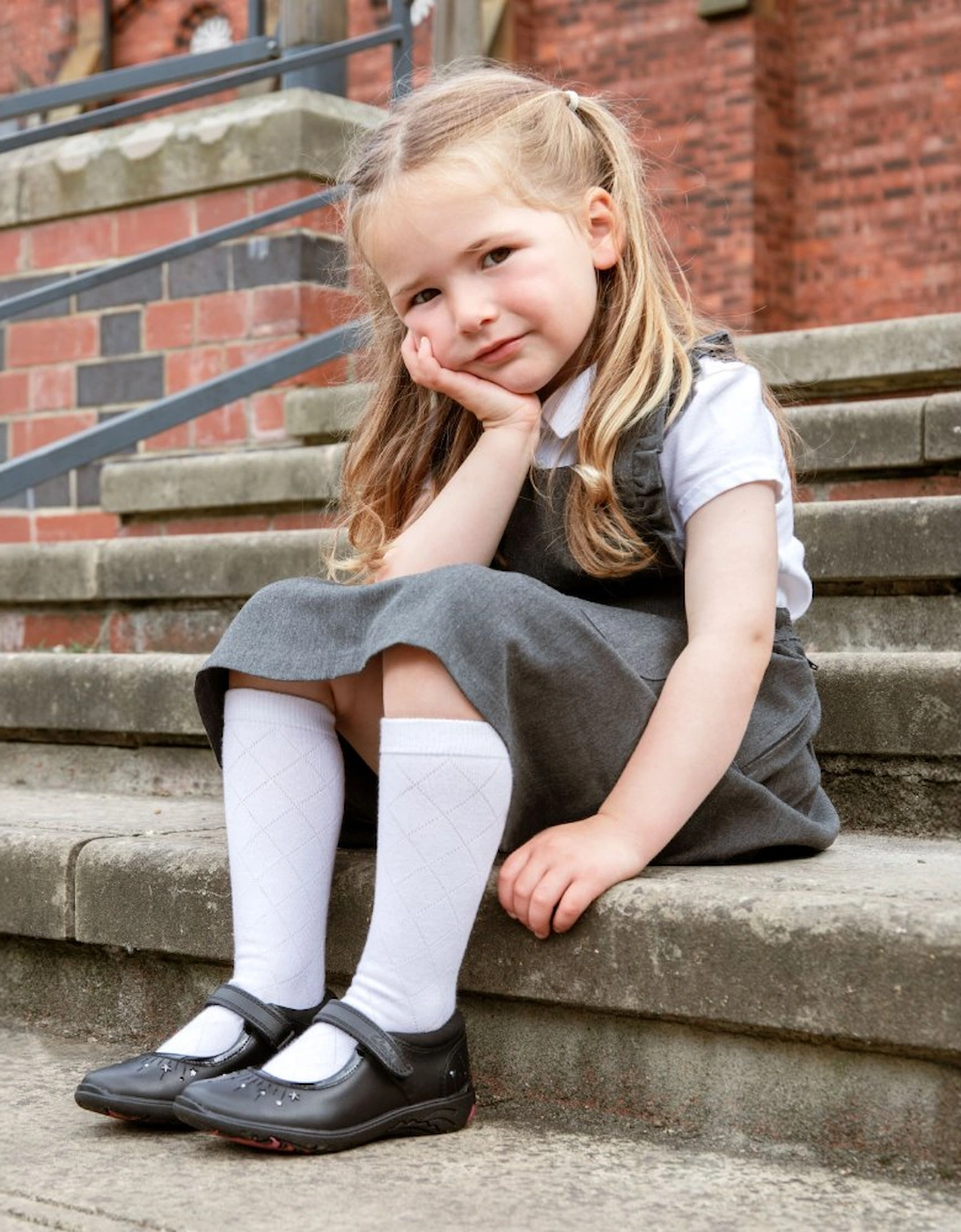 Relda Wish K Girls School Shoes