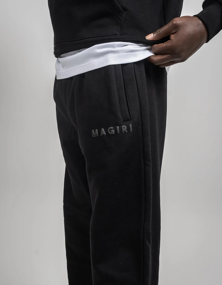 Core Puff Printed Joggers in Black