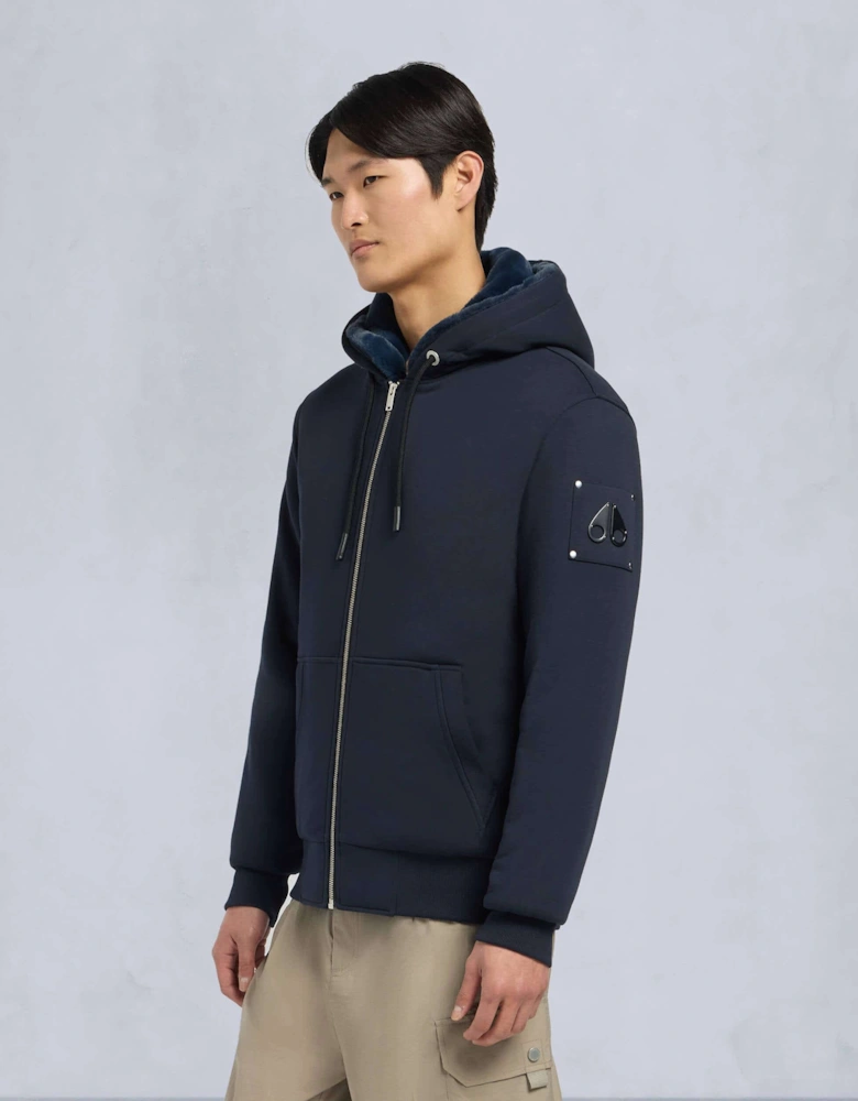 Classic Bunny 3 Mens Fleece Hoodie - Navy/Navy 354