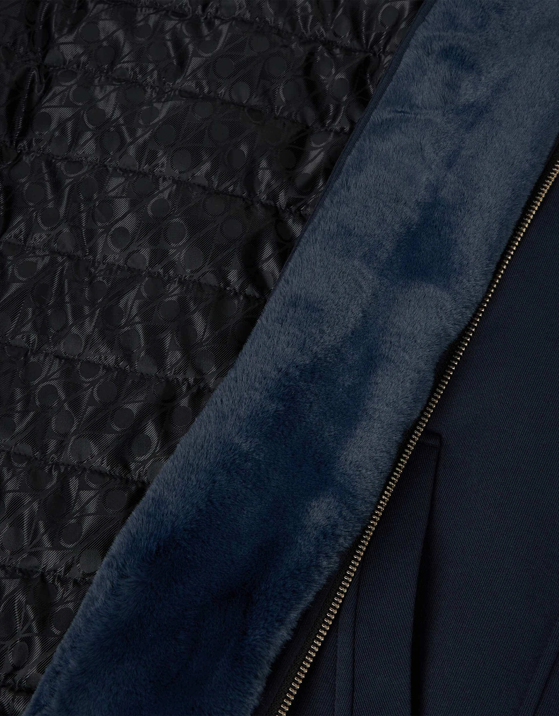 Classic Bunny 3 Mens Fleece Hoodie - Navy/Navy 354