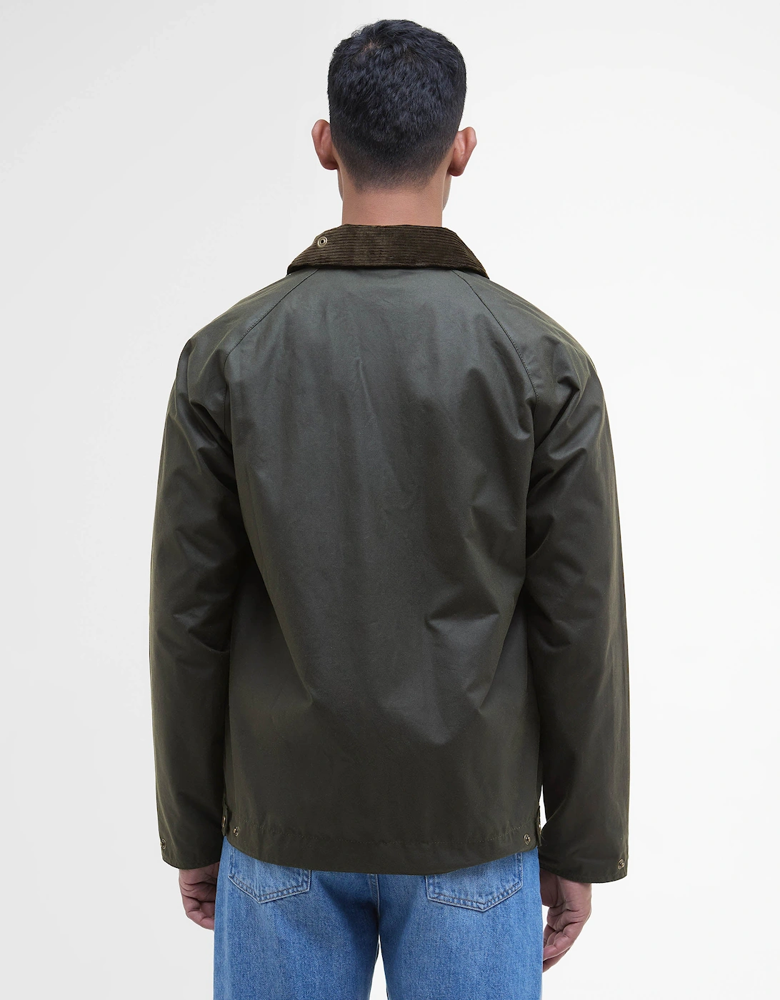 Short Bedale Mens Wax Jacket - Fern