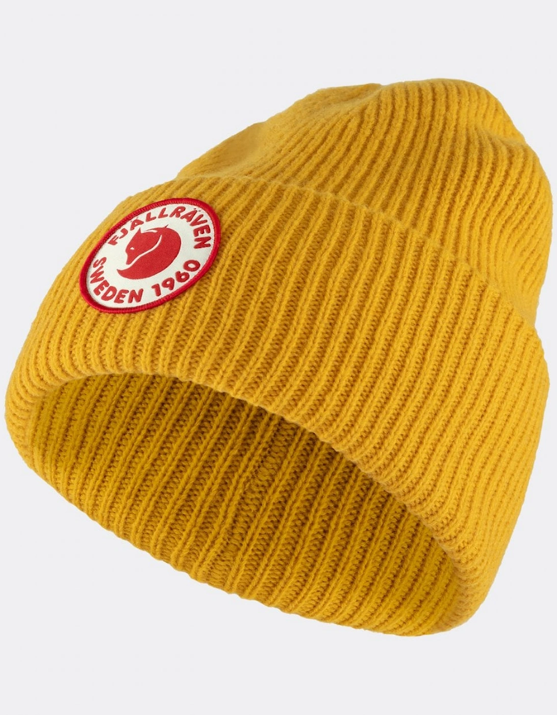 Fjallraven Unisex Yellow 1960 Logo Beanie - Mustard 161 - Size One Size