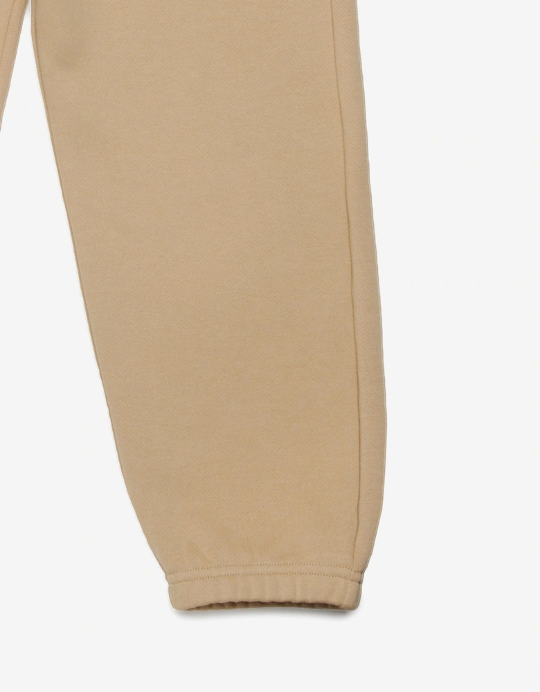 Boys Logo Joggers in Beige
