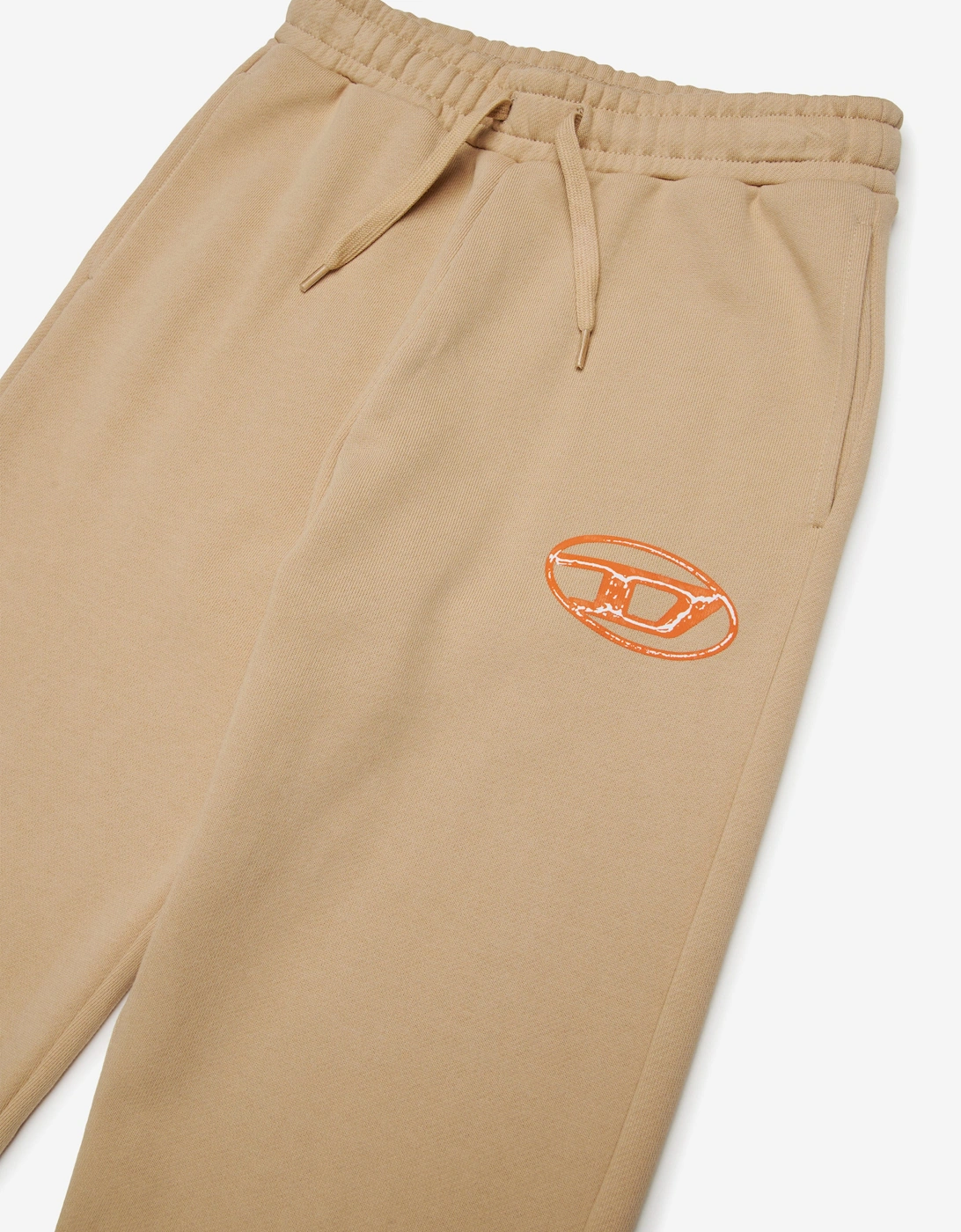 Boys Logo Joggers in Beige