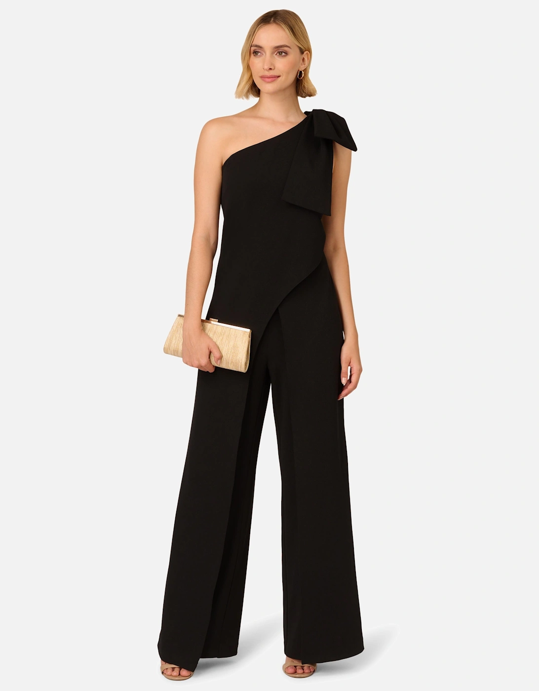 One Shoulder Bow Jumpsuit, 2 of 1