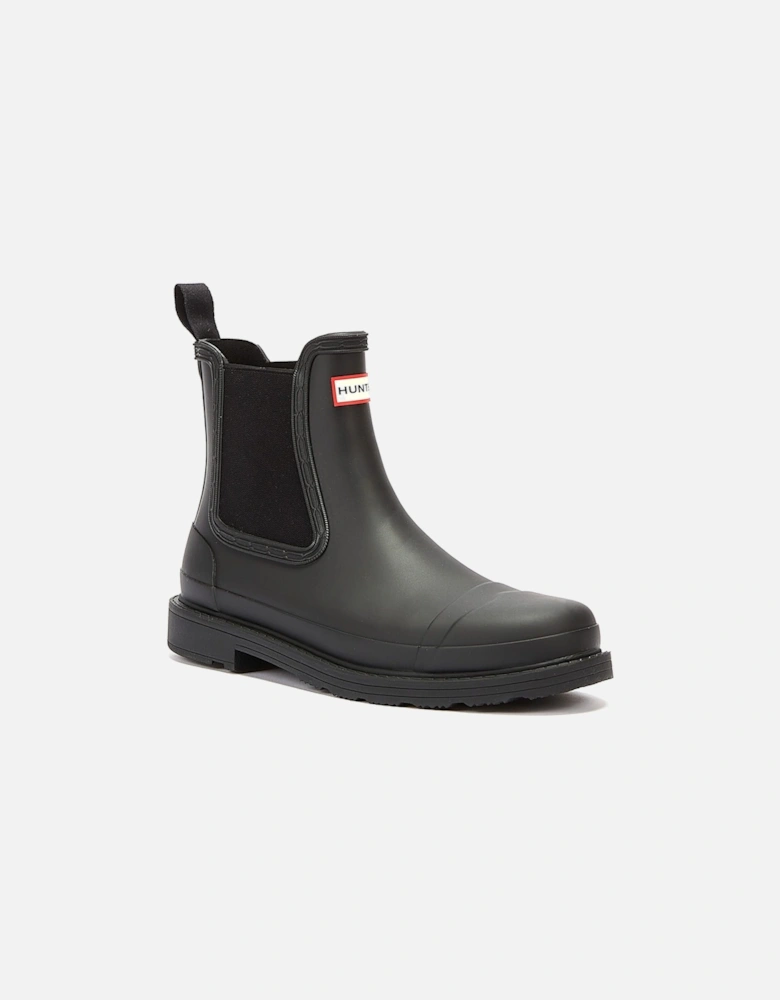 Commado Chelsea Womens Black Boots