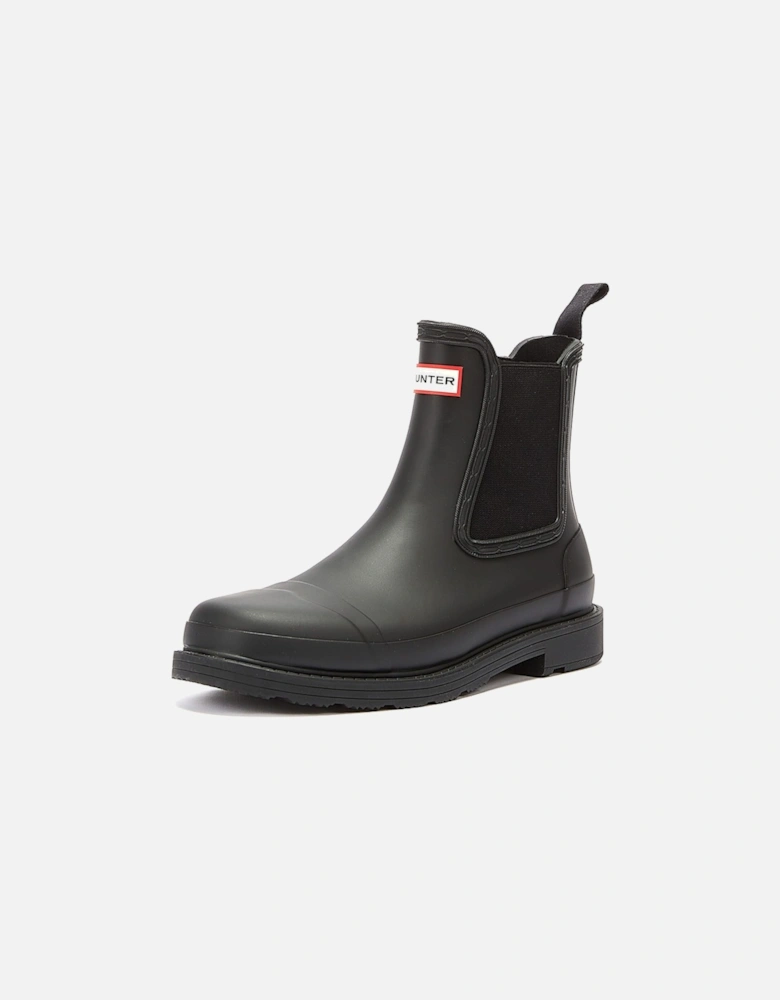 Commado Chelsea Womens Black Boots