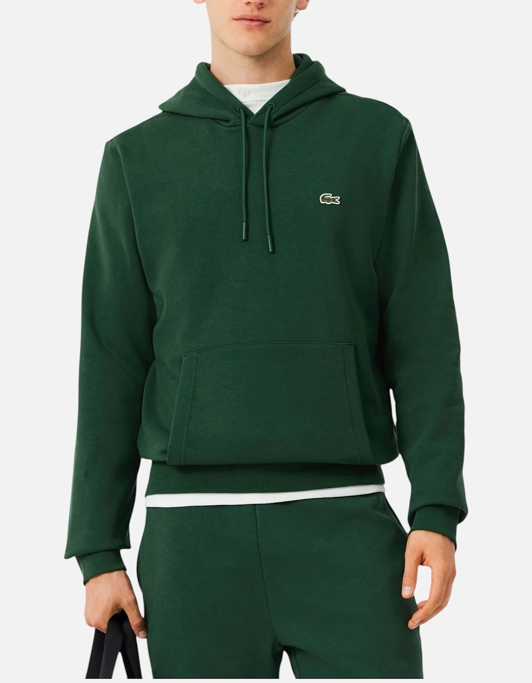 Mens Fleece Hoodie Organic Cotton Pullover, 9 of 8