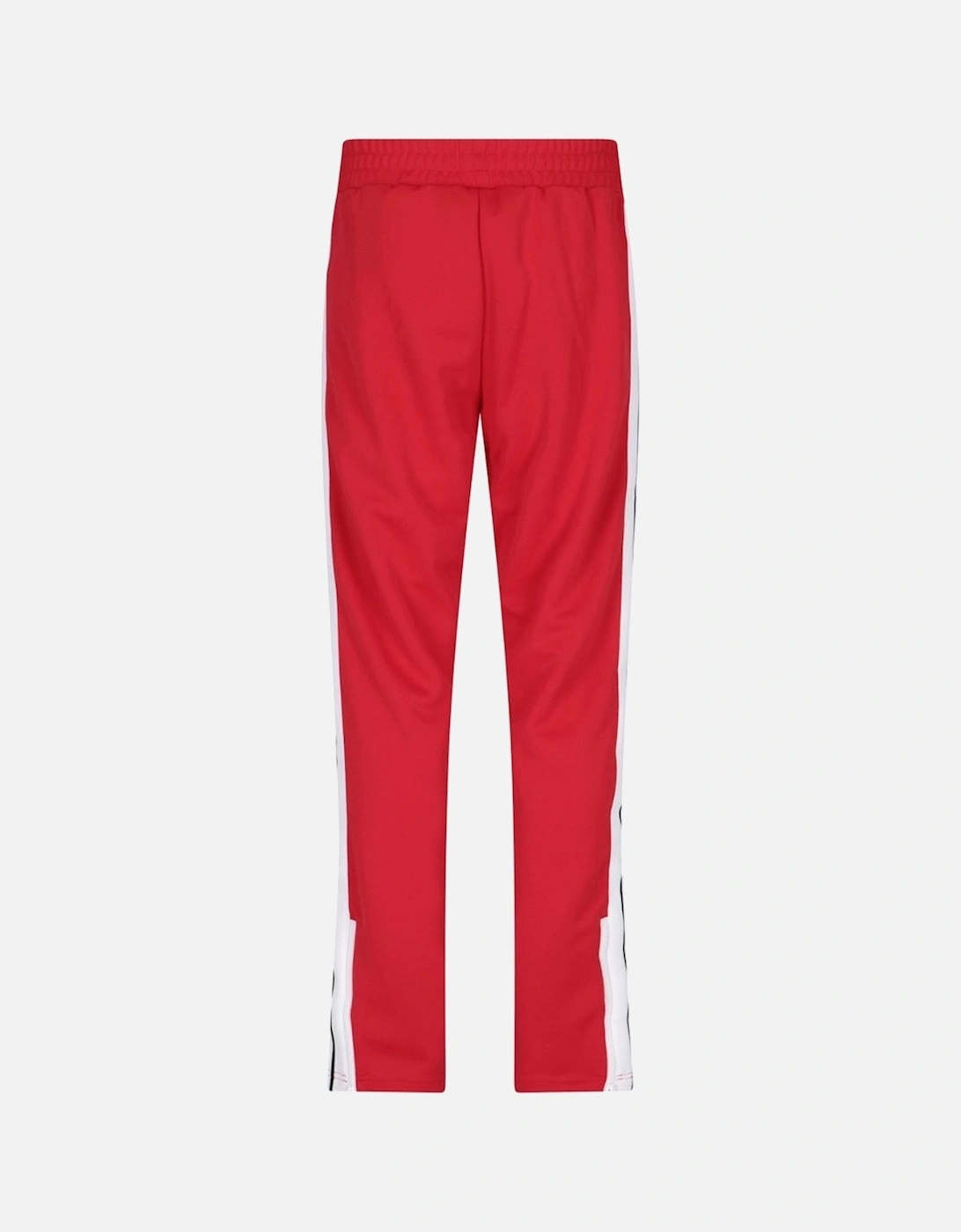 White Striped Classic Red Track Sweatpants