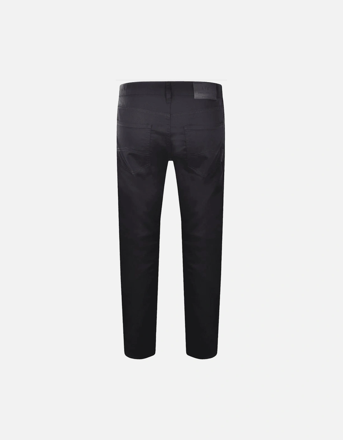 Slim Fit 5-Pocket Navy Gabardine Jeans