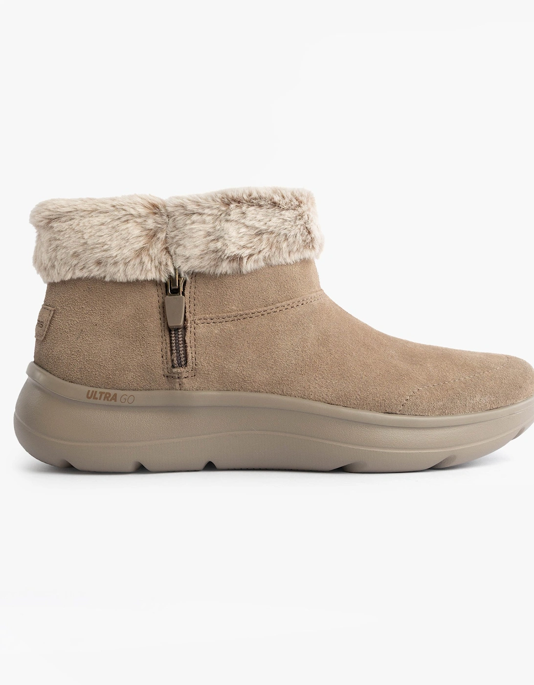Women's Skechers ON-THE-GO ENCORE - SNOW-CAPPE Womens Boots Dark Taupe - Brown - Size: 7