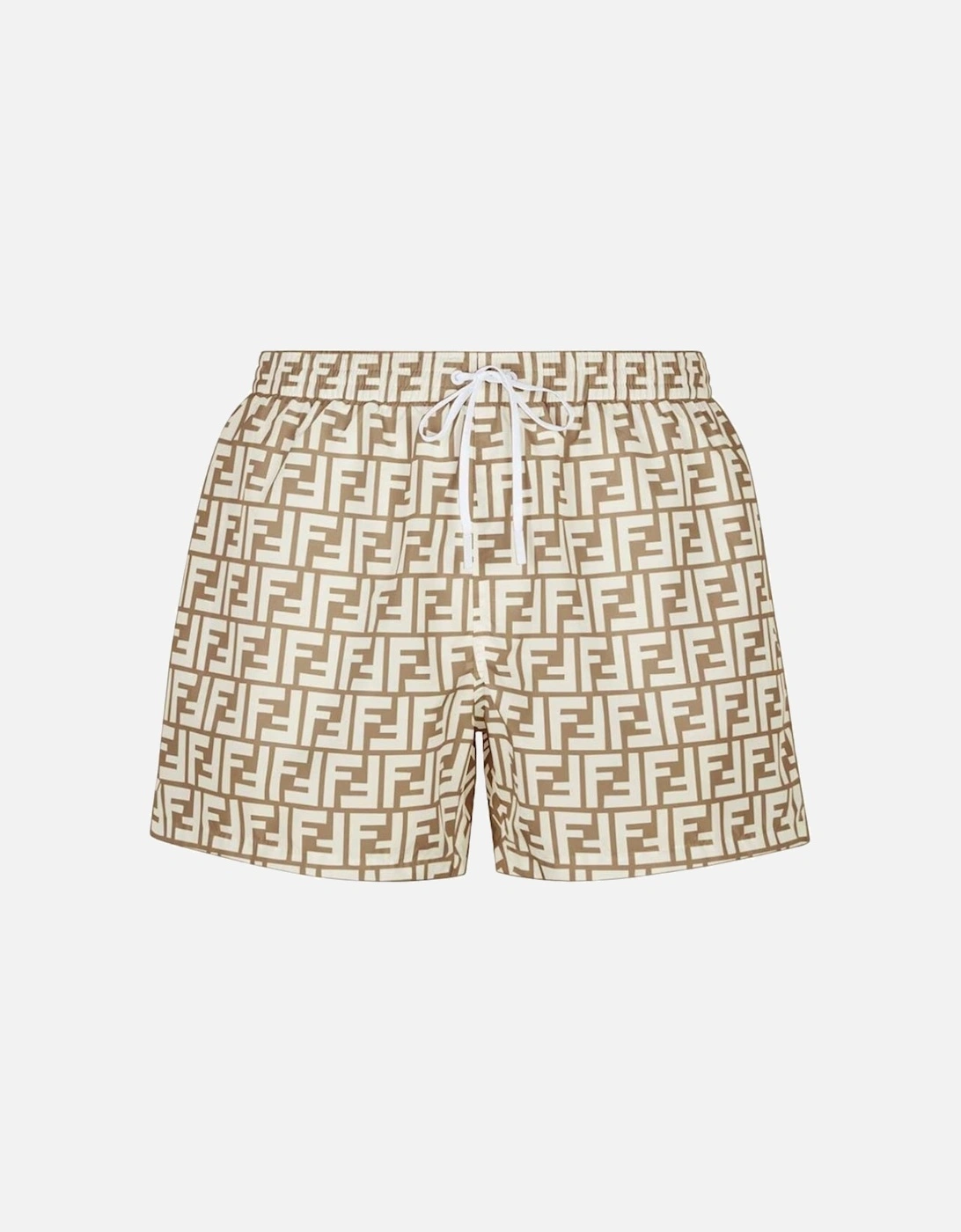 FF Motif Swim Shorts Brown, 3 of 2