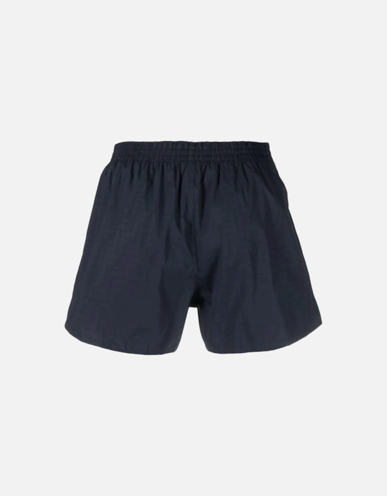 FF Monogram Swimshorts Navy Blue