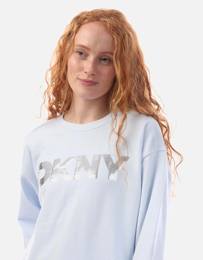 Sequin Logo Sweatshirt