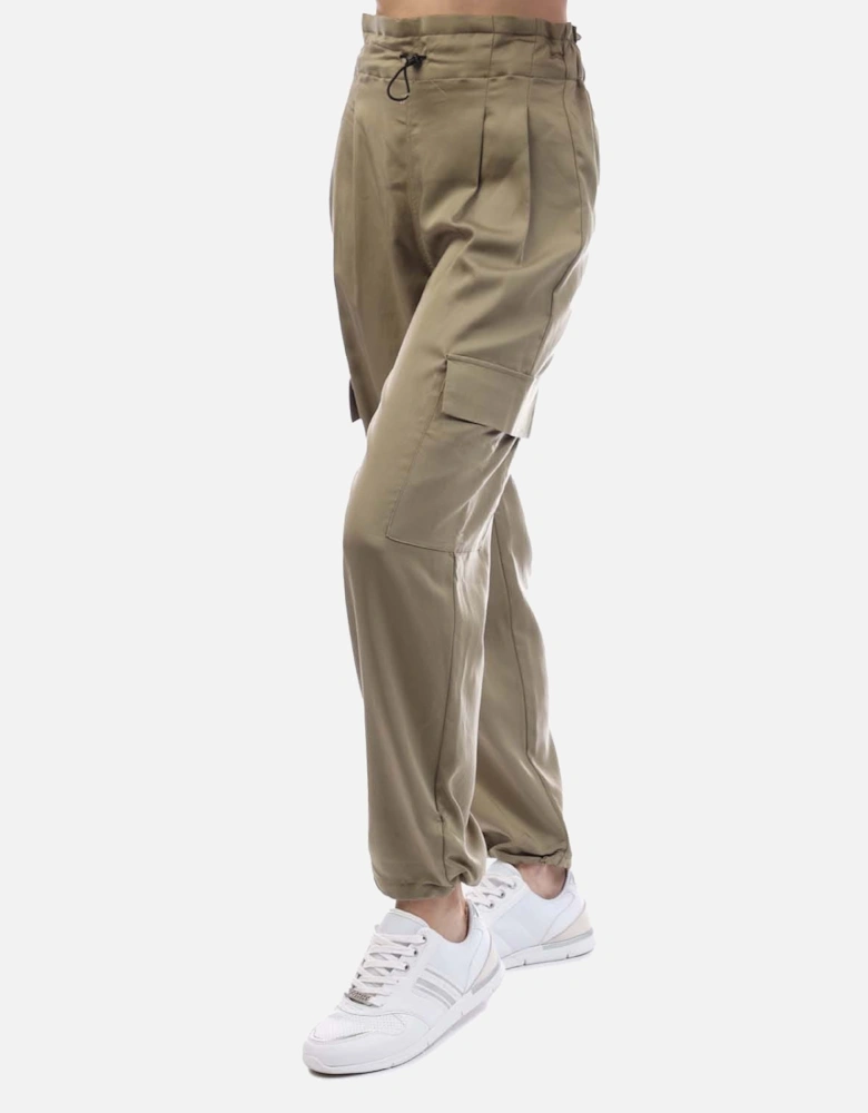 Soft Cargo Pants with a Bungee Waist