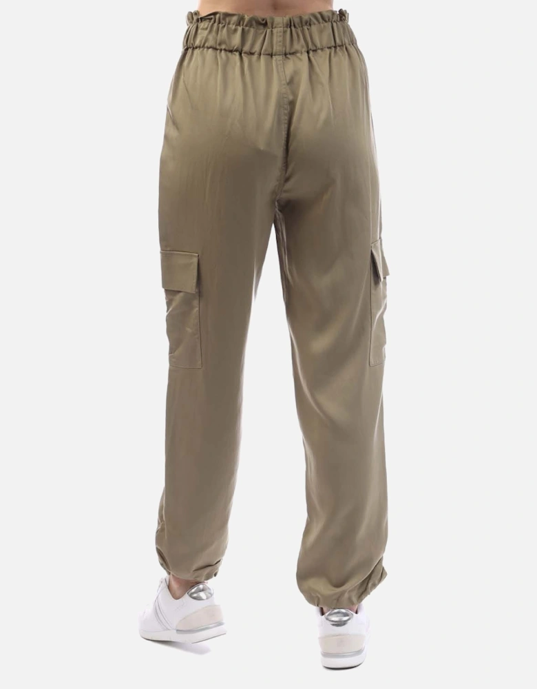 Soft Cargo Pants with a Bungee Waist