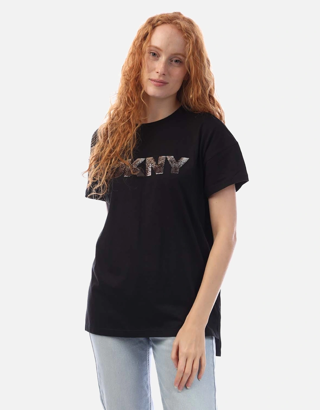 Sequin Logo T-Shirt, 5 of 4