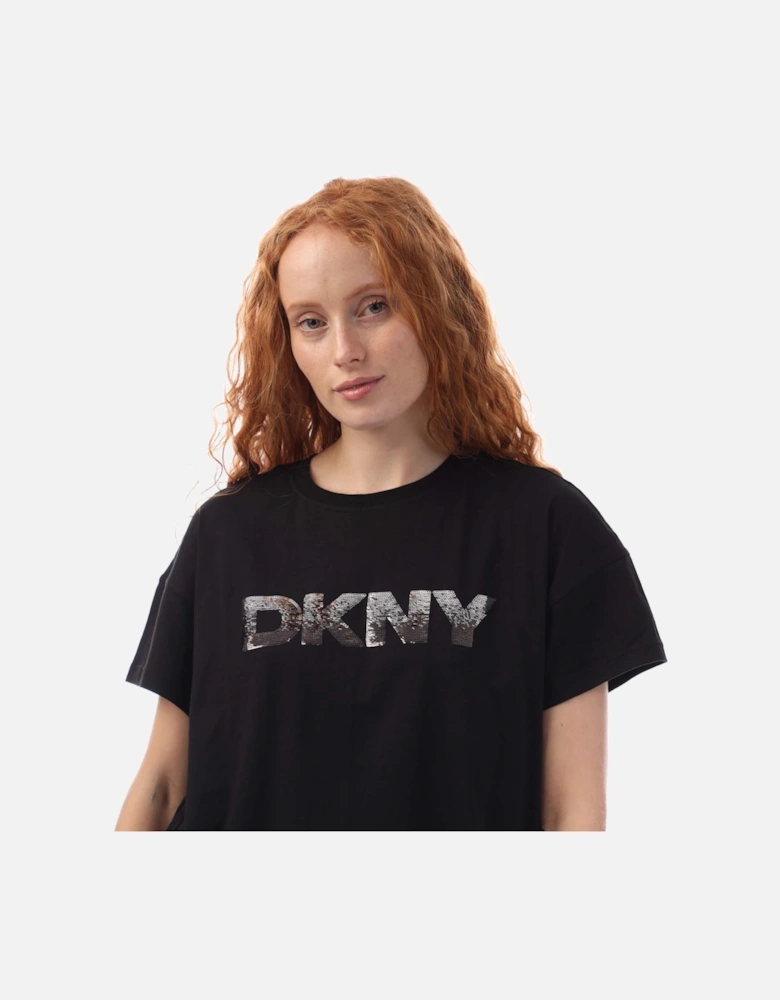 Sequin Logo T-Shirt