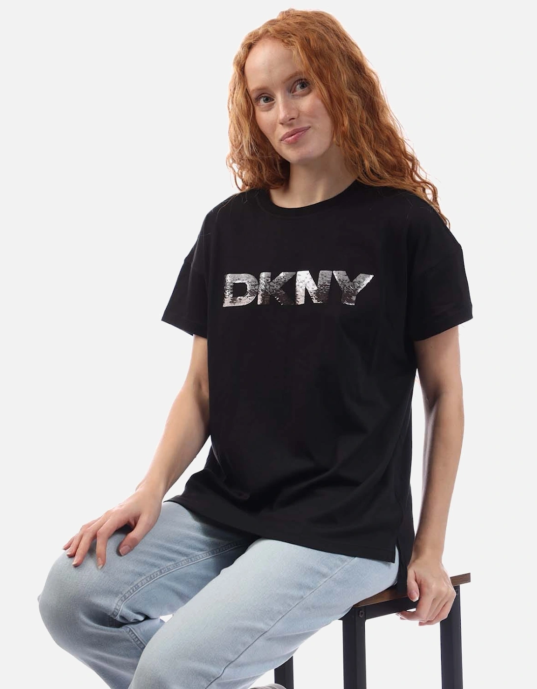 Sequin Logo T-Shirt