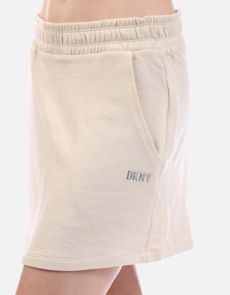 Classic-Fit Metallic Logo Mini-Skirt
