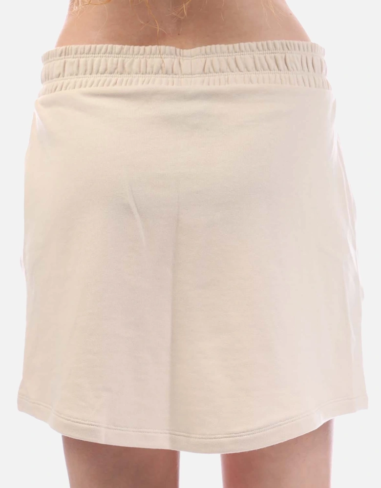 Classic-Fit Metallic Logo Mini-Skirt