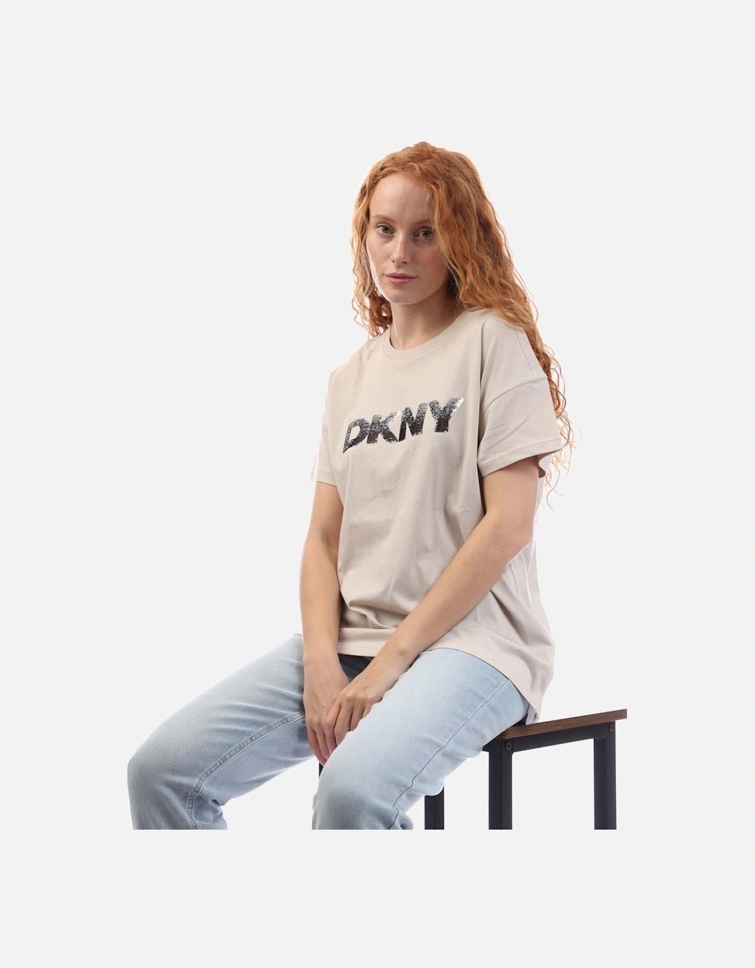 Sequin Logo T-Shirt