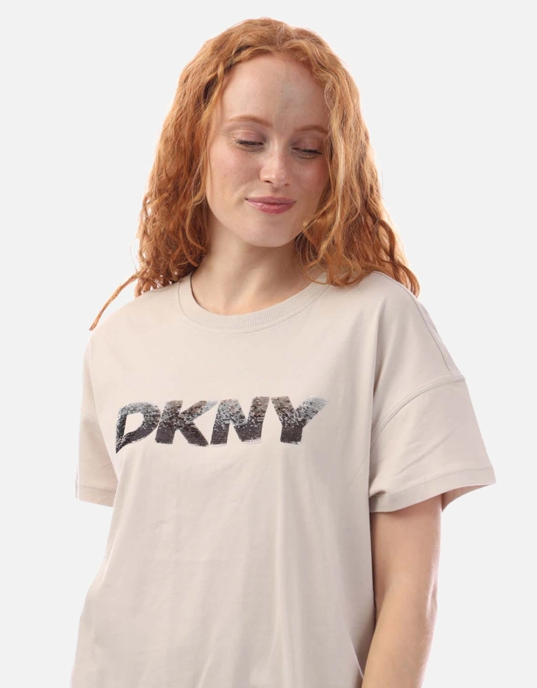 Sequin Logo T-Shirt