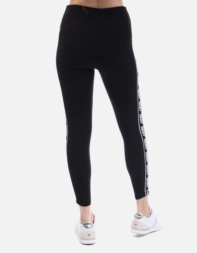 Two Tone Logo High waist Slim-Fit Legging