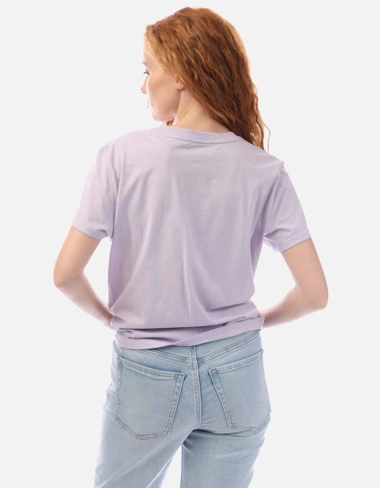 Rhinestone Stripe Logo  T-Shirt