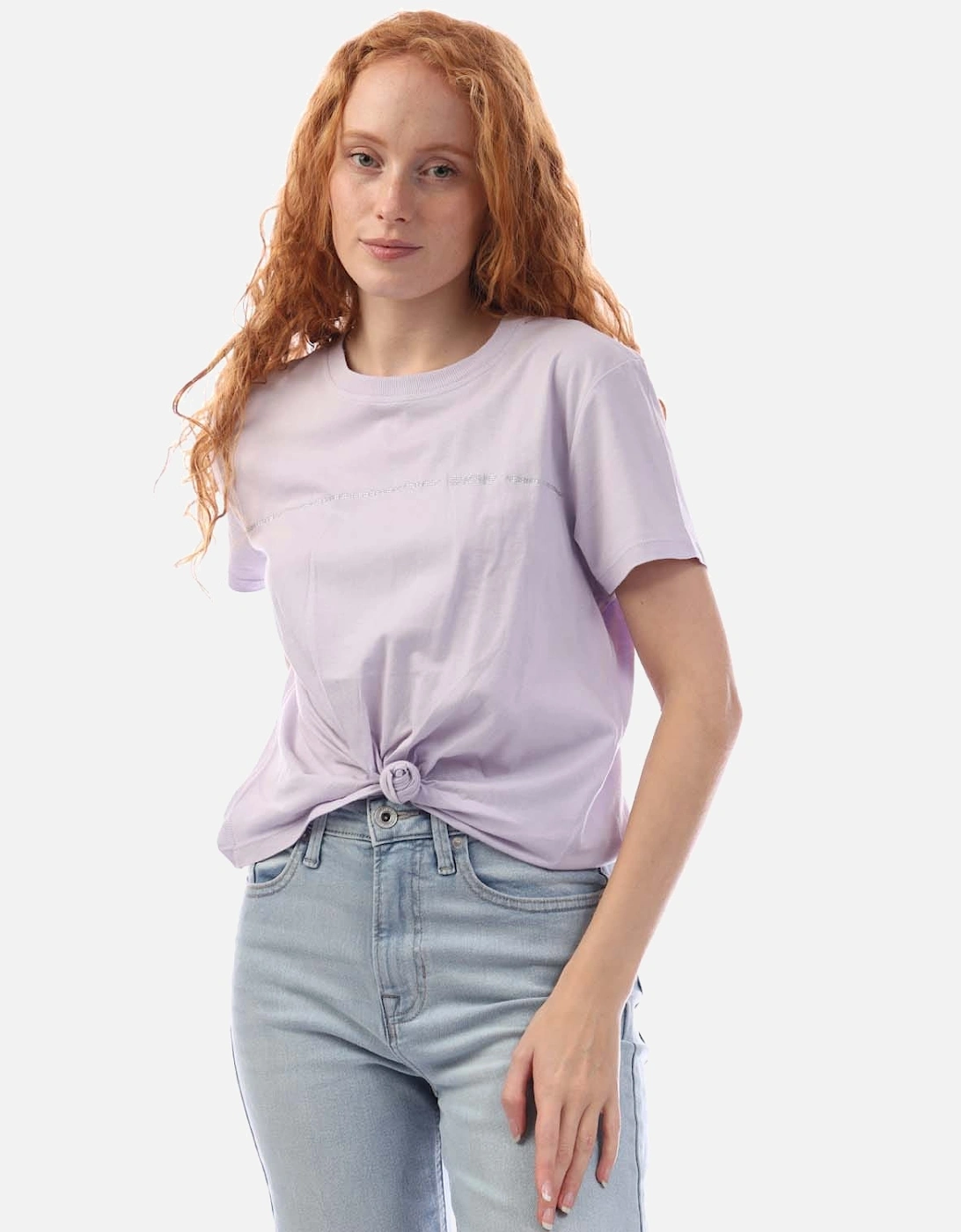 Rhinestone Stripe Logo T-Shirt, 5 of 4