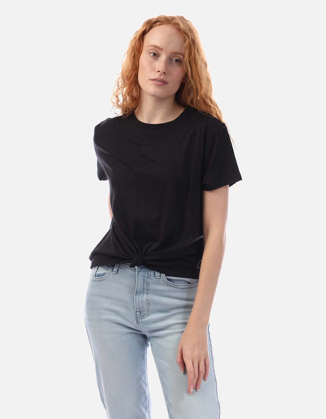 Embellished Logo Knot T-Shirt, 5 of 4