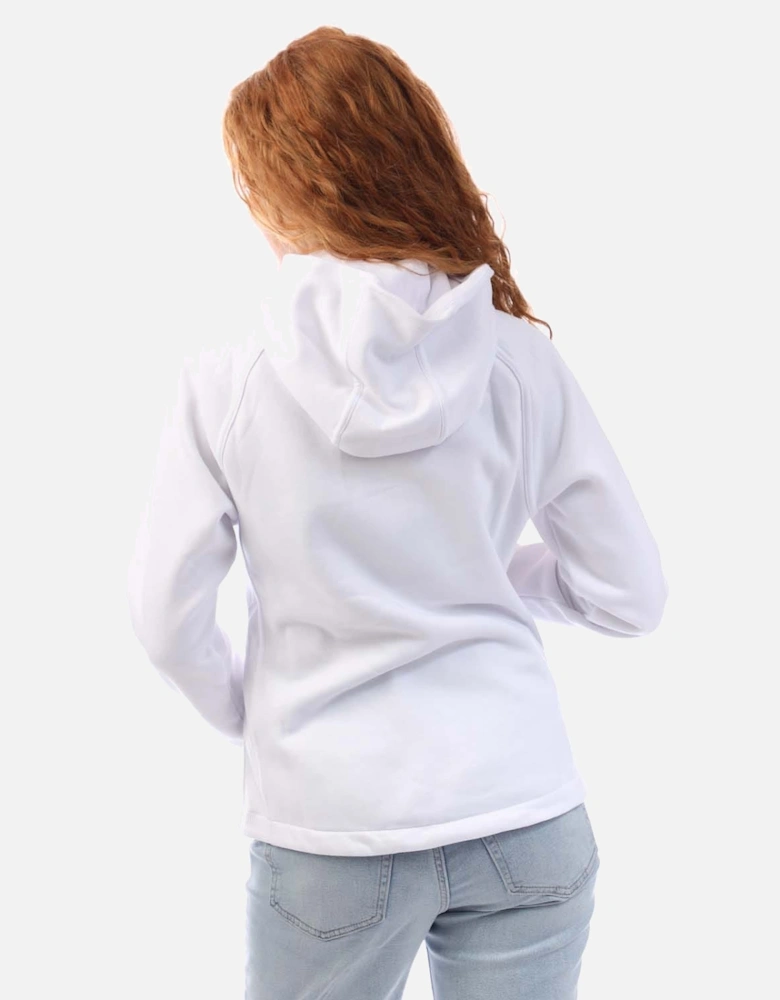 Embellished Logo Fitted Hooded Sweatshirt