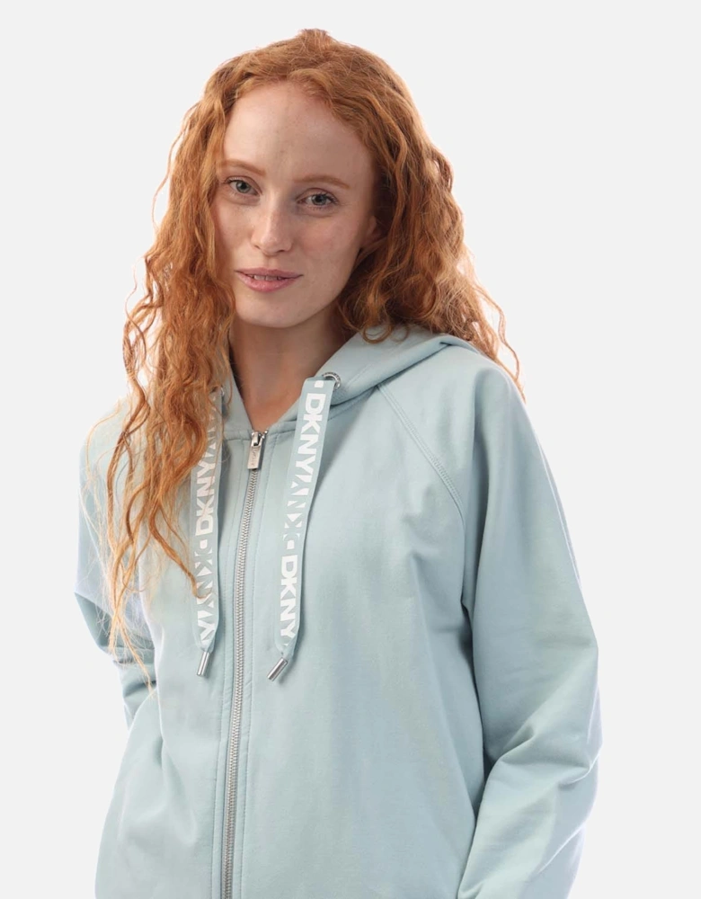 Two Tone Logo Zip Sweat Jacket