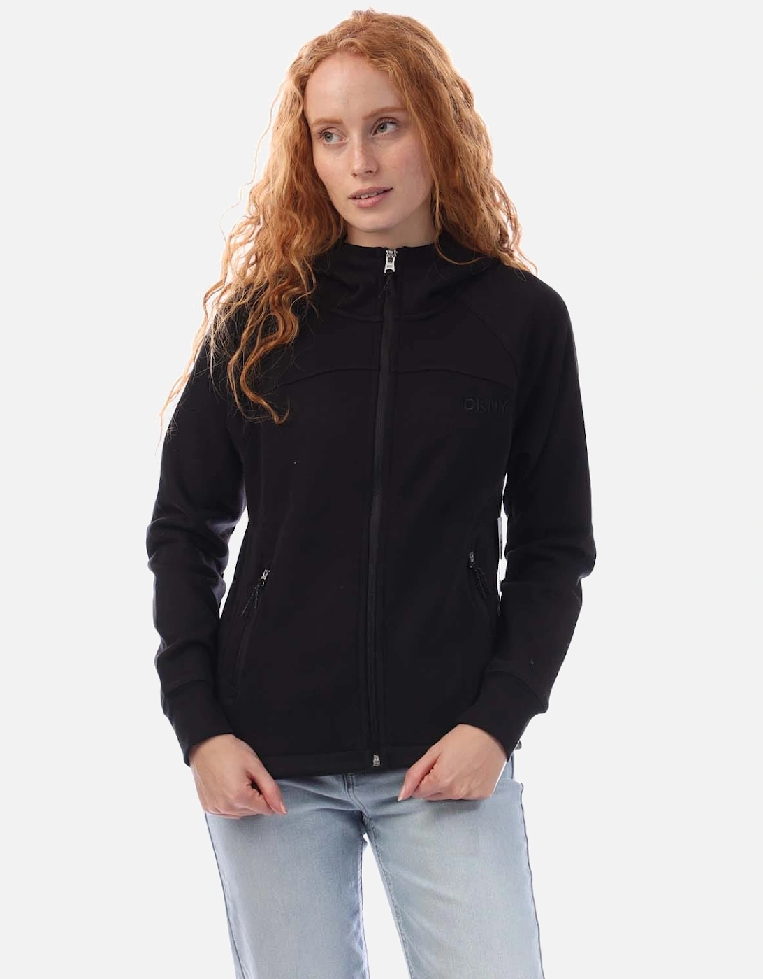 Embellished Logo Fitted Full Zip Hooded, 5 of 4