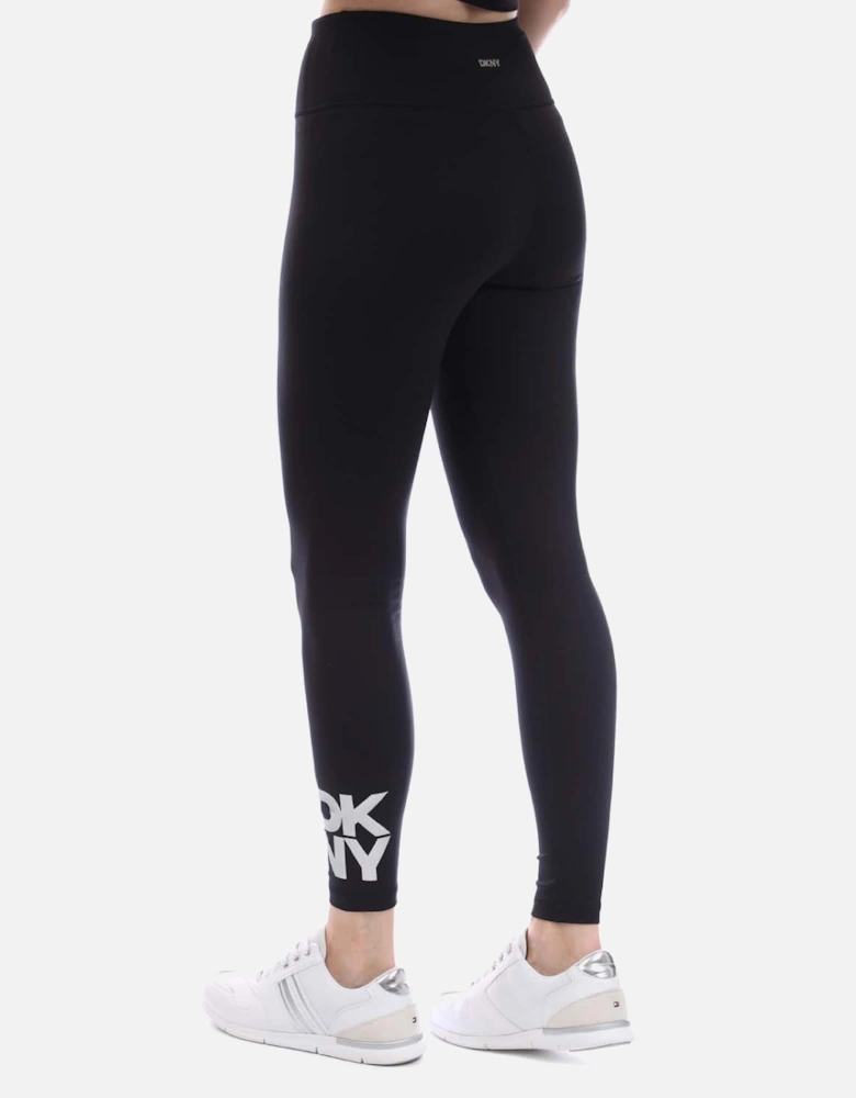 High Waist Skinny-Fit Solid Tight