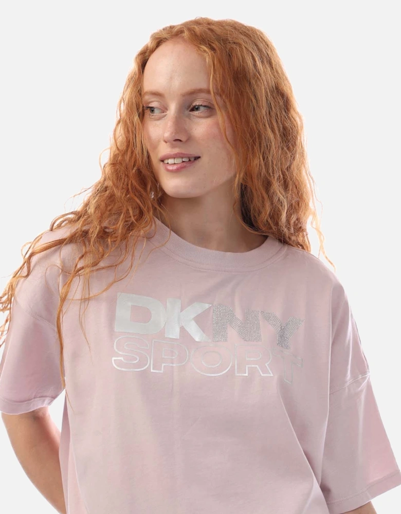 Foil Rhinestone Logo T-Shirt