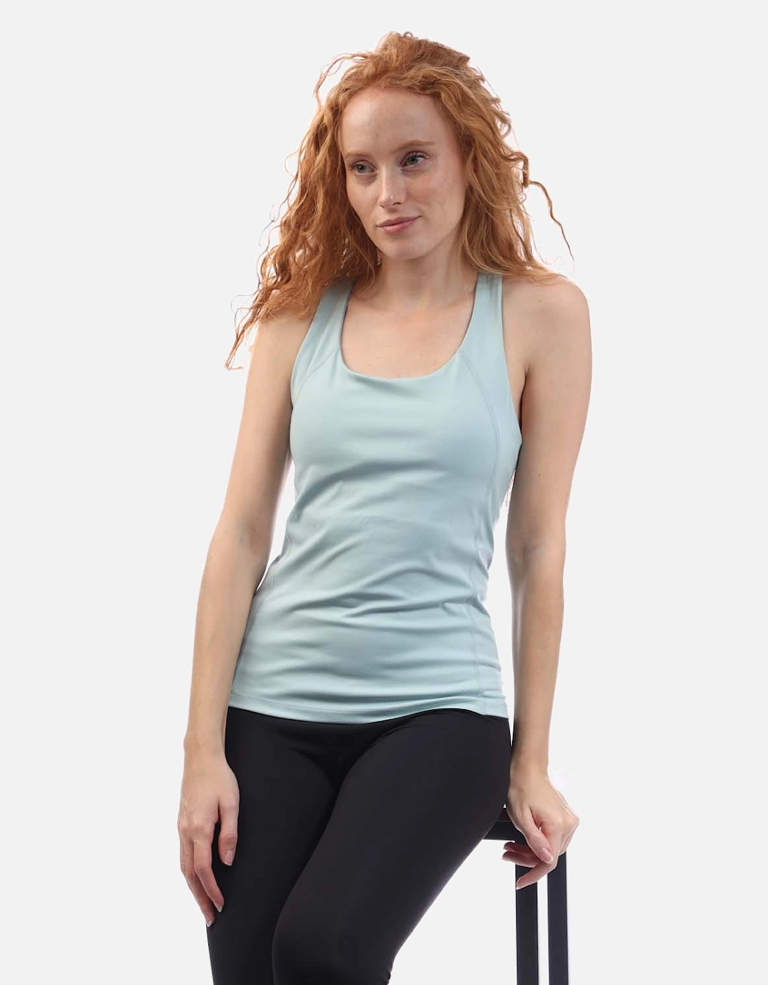 DKNY Women's Racerback SleevelessTank Top - Grey - Size: 14