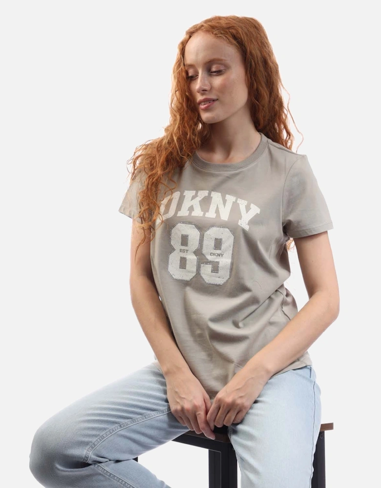 Arched 89 Logo Crew Neck T-Shirt