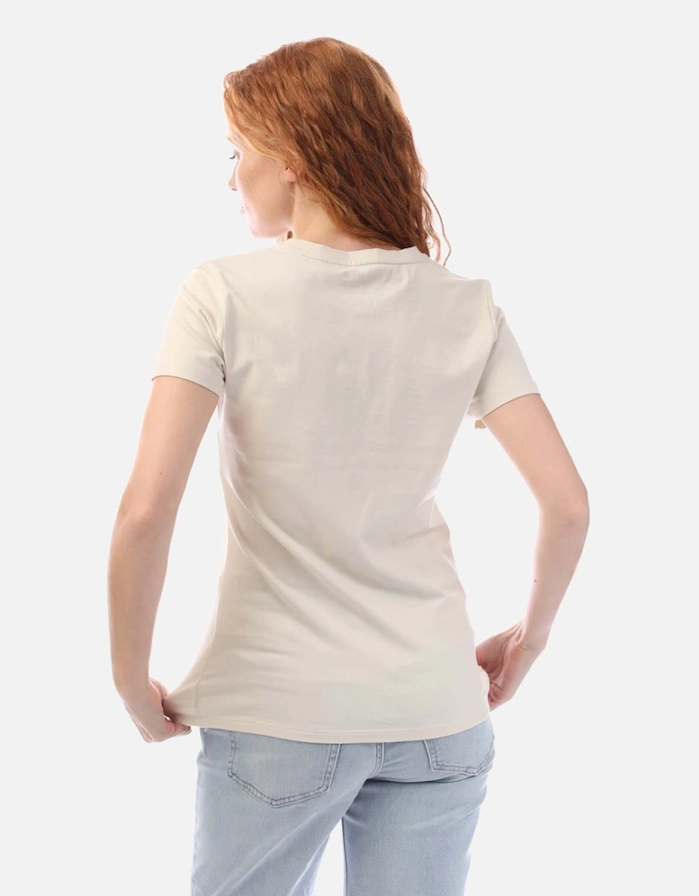 Ombre Outline Logo Crew Neck T-Shirt