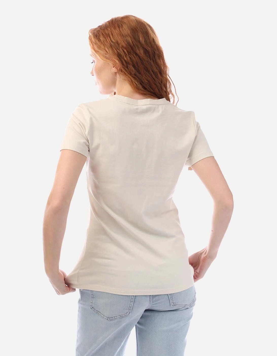 Ombre Outline Logo Crew Neck T-Shirt