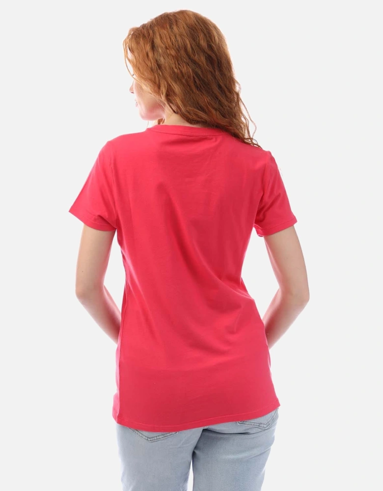 Glitter Logo Ss Crew Neck T-Shirt